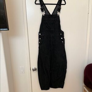 GAP Black Denim Women's Overalls with Bib Pocket
